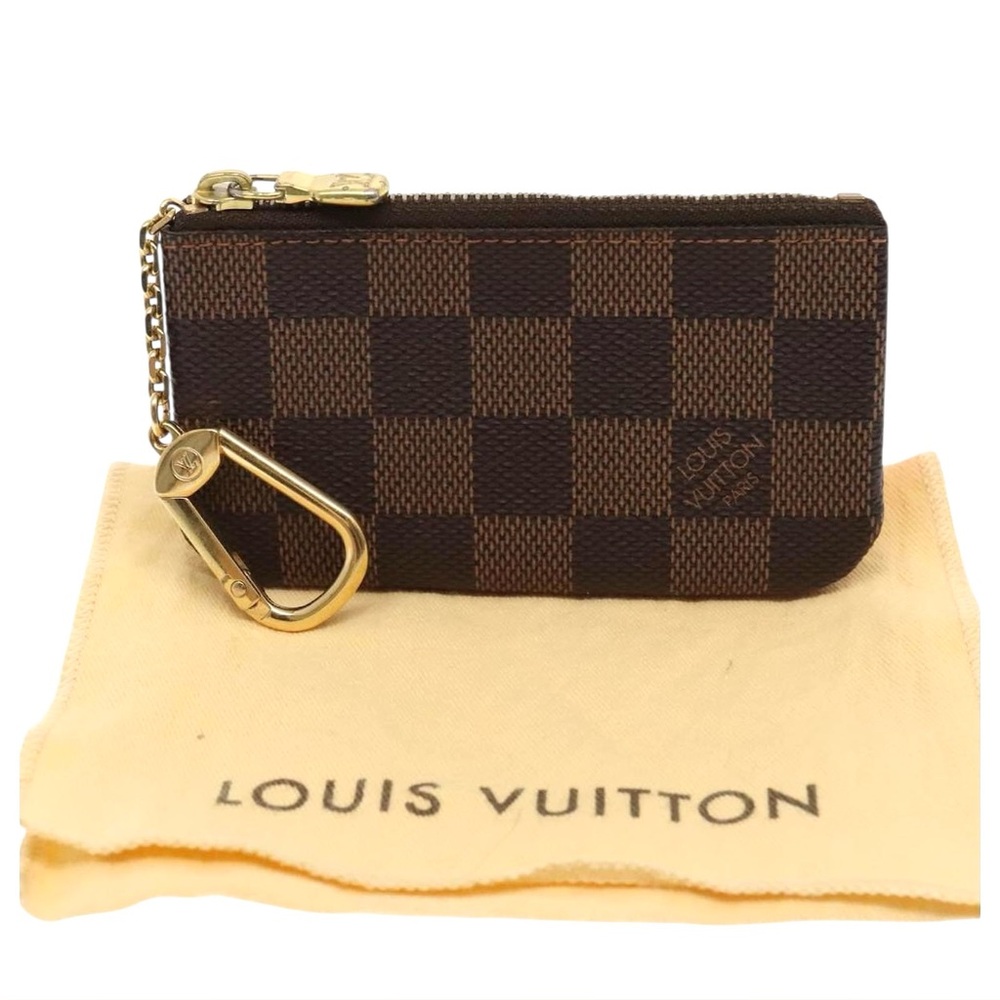 LOUIS VUITTON Damier Ebene Key Pouch